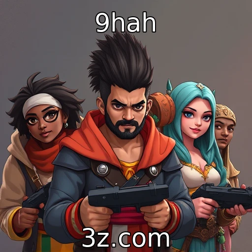 Aumento da diversidade em personagens de jogos : 9hah